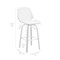 Armen Living Arabela 26" Brown Faux Leather and Walnut Wood Swivel Bar Stool LCAABAWABR26 - alternate 2